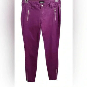Bebe Vintage Pink Zipper Pants 26